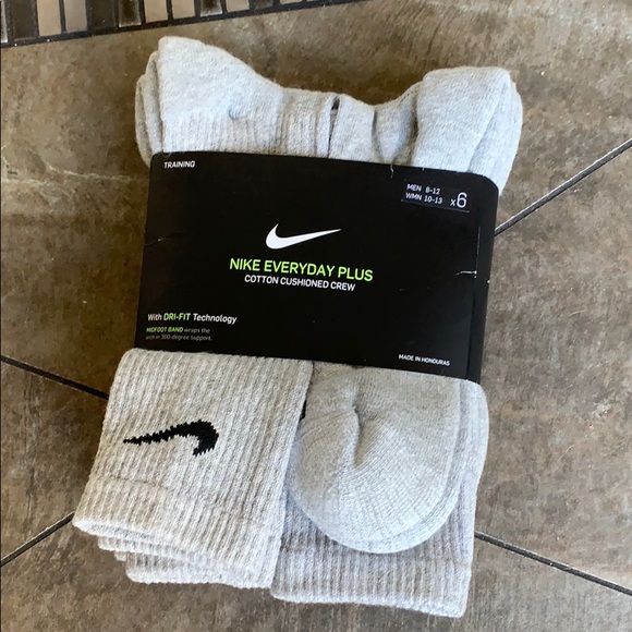 Nike Other - NIKE 6 pairs socks set EVERYDAY CUSHIONED CREW SOCKS Men’s
